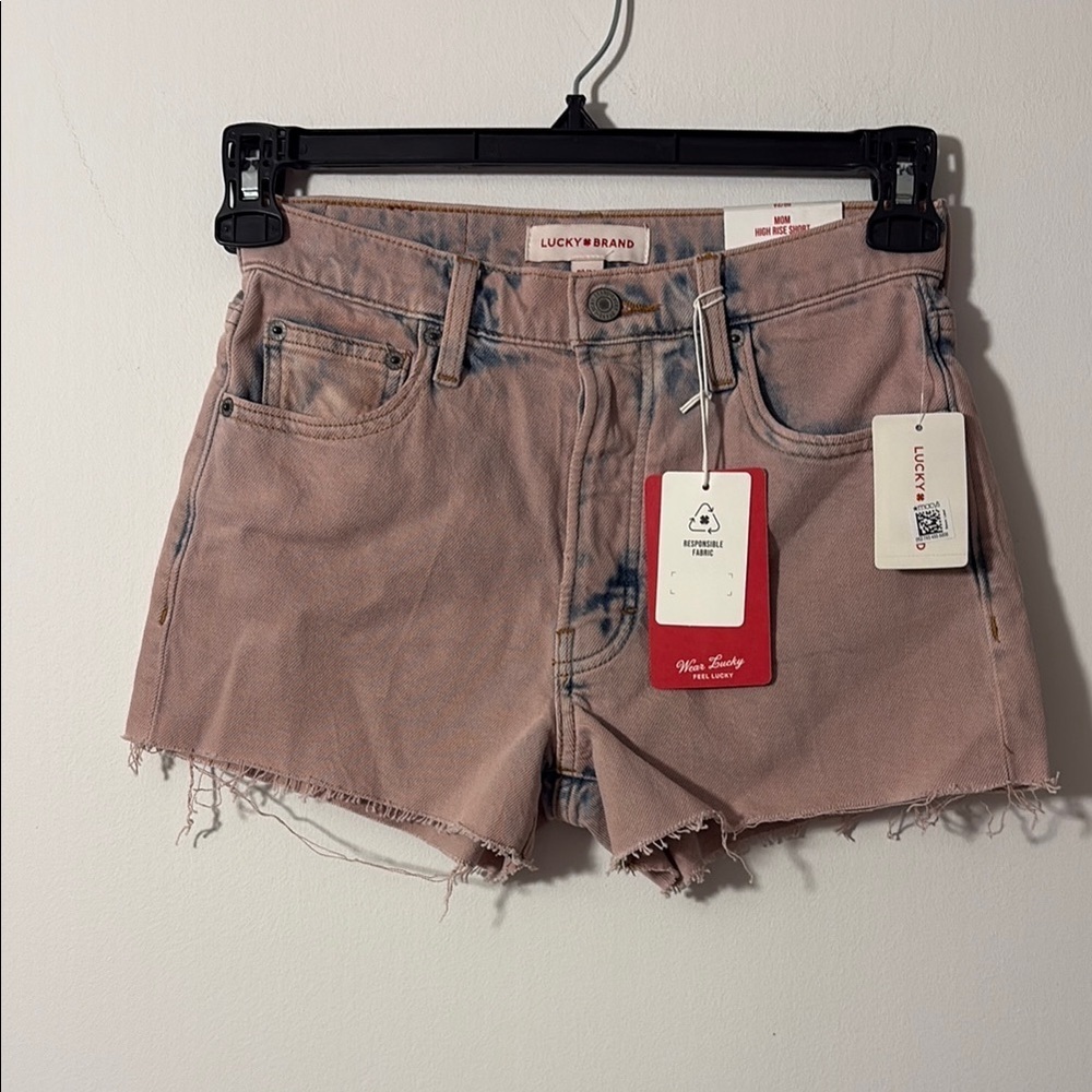 Lucky Brand Women's Pink Denim Shorts